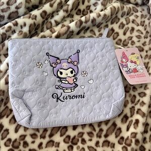 Sanrio Hello Kitty & Friends Kuromi Quilted Cosmetic Bag